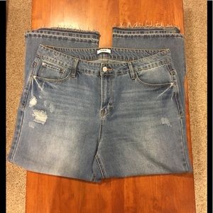 Kensie brand distressed jeans